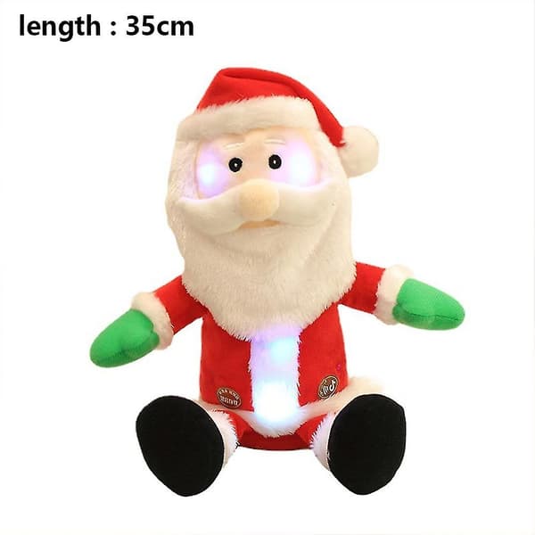 LED Jultomte-leksak - Musikalisk julklappsdekoration