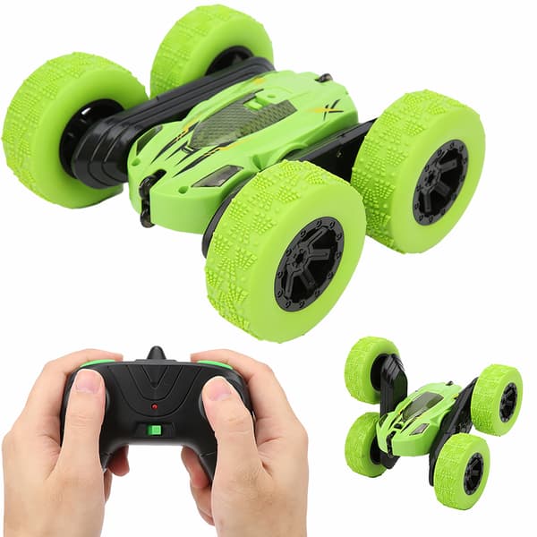 2.4G Double-Sided Remote Control Stunt Car 360 Roll RC Toy Model_Super Gift