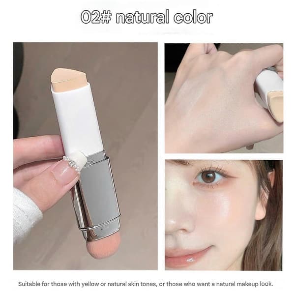 Double-Headed Lazy Makeup Stick Provides Buildable Coverage And Radiant Glow For All Occasions 02