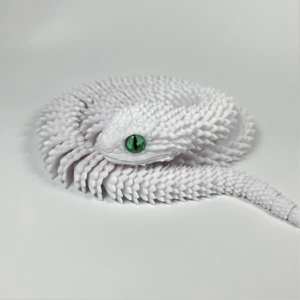 3D Viper Multi-Joint Rörlig 3D Orm Flexibel Ledad Figur Modell Present Present 3D Present B_Kvalitetsgåvor