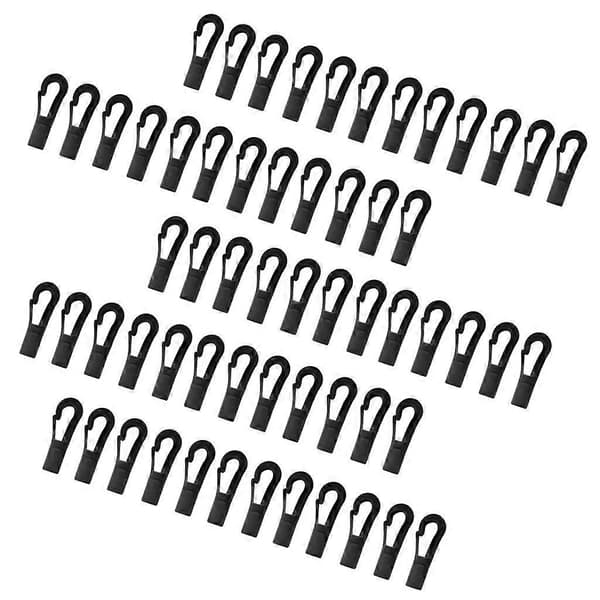 60x Bungee/Shock Cord Krog Terminal Ende til 5 mm Bungee til brug på kajakker_Gave