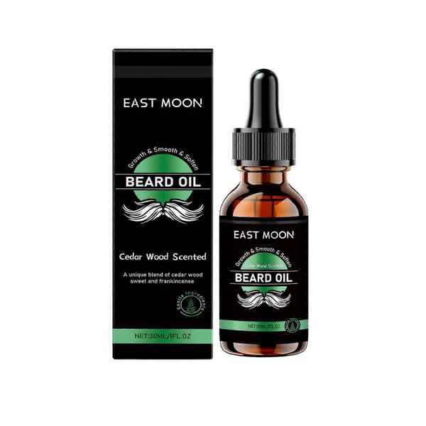 Cedar Beard Oil - Essential Oil for Men, Moisturizing & Refreshing Beard Care, 30ml A