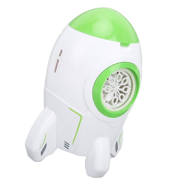 V18 Electric Bubble Machine Toy Automatic Bubble Blower Rechargeable Bubble Maker with Light for Toddlers Kids_Super Gift