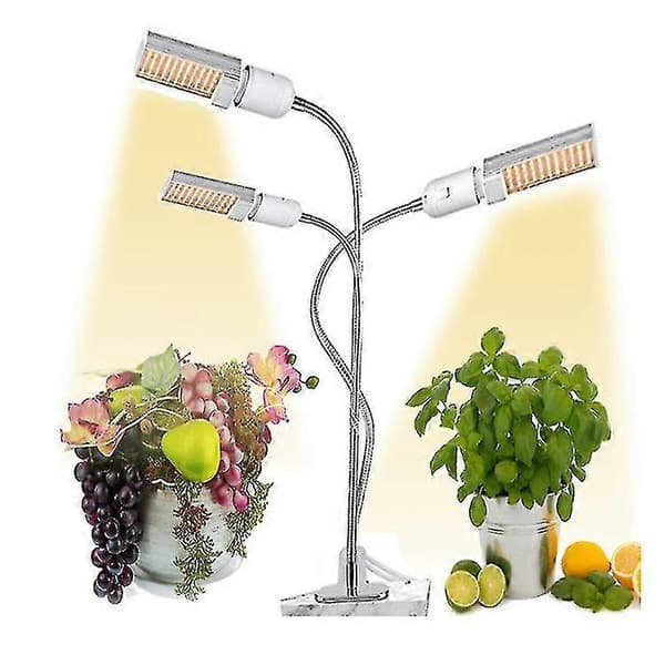 Vækstlys Solskin 8w Tri-clamp Vækstlys Til Indendørs Planter