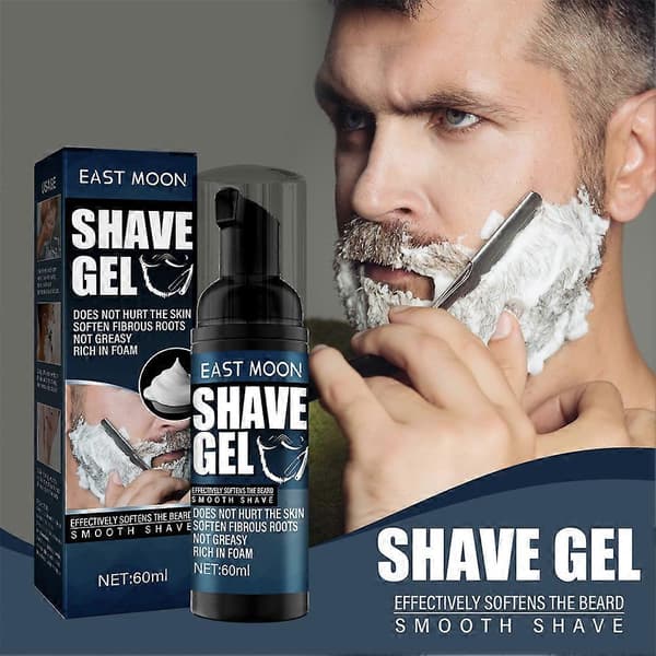 Shaving Foam for Men, Gentle Refreshing Cleansing A