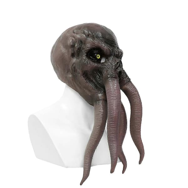 Bläckfiskmask, latexmask för rollspel