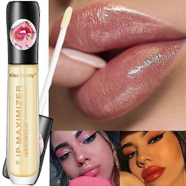 3-pack Lip Plumper Extreme Lip Gloss Maximizer Fuller Volume Bigger Lips Moisturizing Reduces Fine Lines on Lips