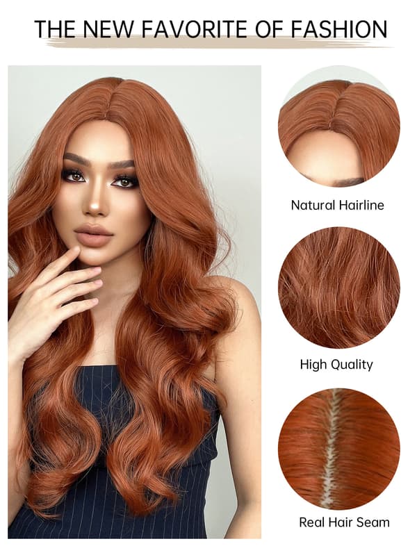 Wig with Long Natural Waves for Women_Great gift