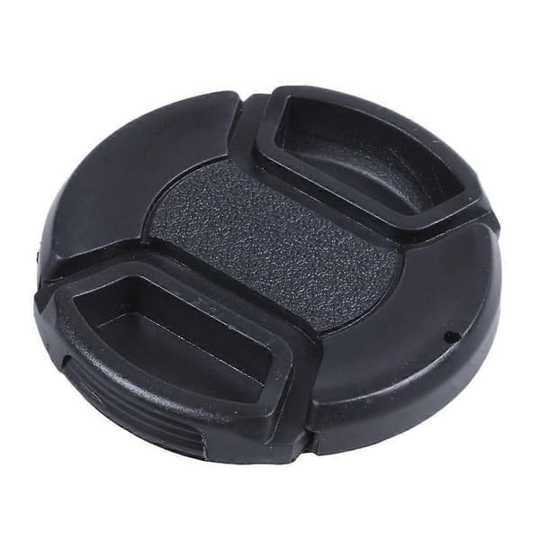 3X 52mm Universal Snap-on objektivdæksel - til Nikon Canon Olympus og andre Black