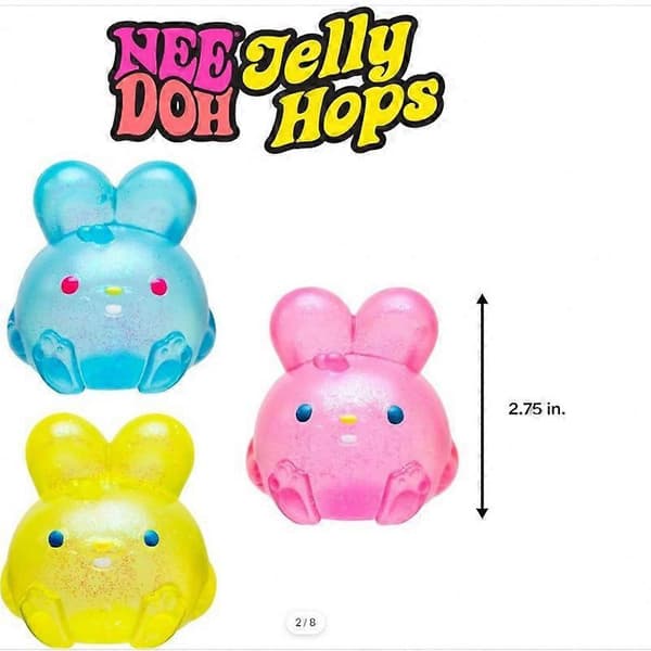 Educational Stress Relief Toy - Simulated Rabbit Squeeze Toy, Soft and Squeezable Anxiety Relief