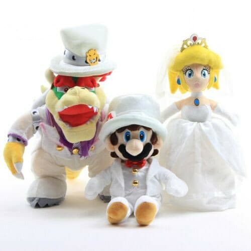 Super Mario Bros Plyschleksaker Bröllop Bowser fyllda docka Presenter Xma_Super Gift