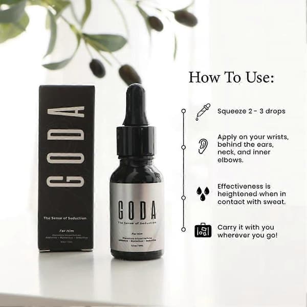 Goda Feromonparfyme for menn 15ml Frisk Langvarig Cologne