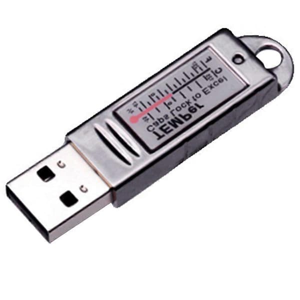 USB Termometer Datamaskin Temperatursensor Temperaturprobe Akvarium Industri Fjernmonitor Gull TEMPer Gold temper