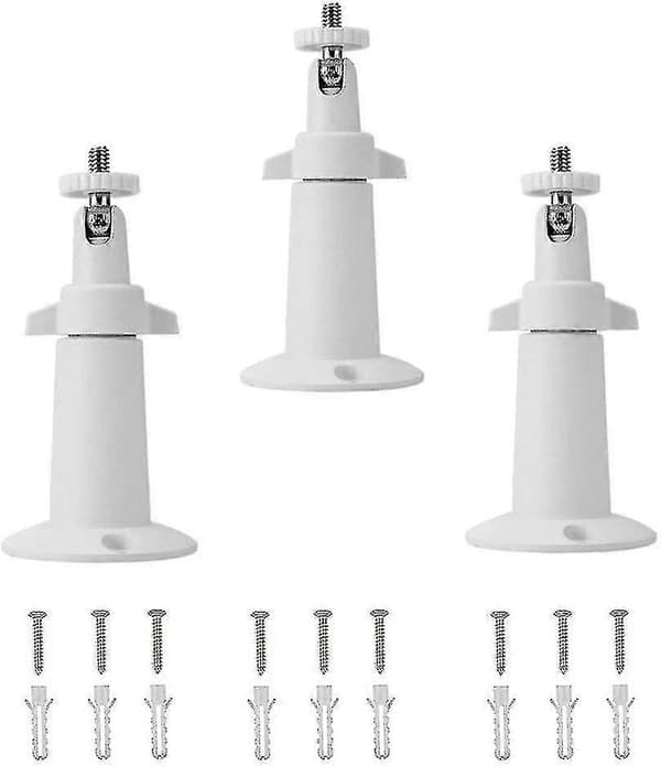 Hög kvalitet 3x metall utomhusväggfäste för Arlo Pro 2, Arlo Pro, Arlo, Arlo Go säkerhetskamera, 360 justerbart takfäste