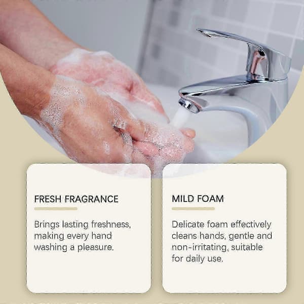 Foaming Hand Sanitizer, Blueberry, 120ml - Mild, Moisturizing