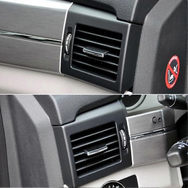 Bildashbord A/C Luftventil Grilldeksel for X204 2008-2012 Klimaanlegg Utløpspanel Black
