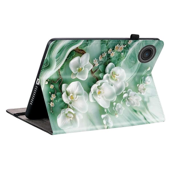 For Lenovo Tab TB311FU Leather Case Pattern Printed Stand Tablet Cover with Card Slots