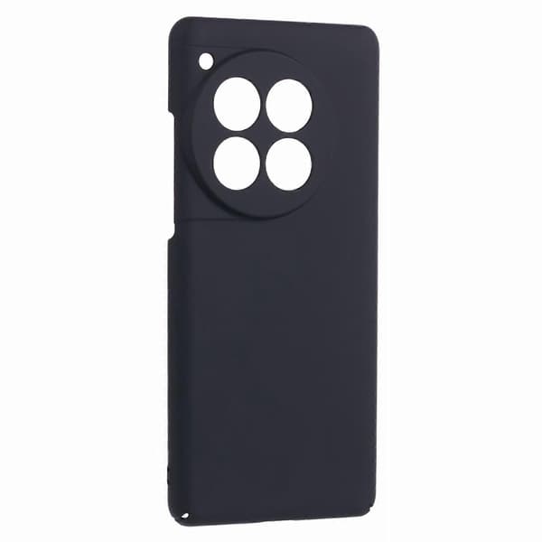 Case for OnePlus 12 5G - Skin-Friendly Rubberized PC Shockproof Phone Case (Black)