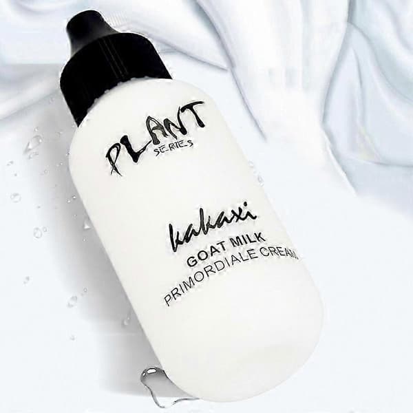 Revitalizing Goat Milk Cream Foundation with Full Coverage and Waterproof Properties for Easy Makeup Application