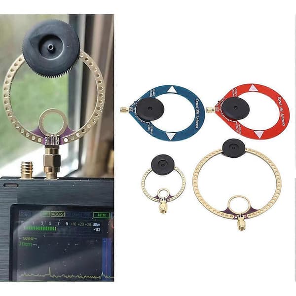 Mini Transceiver Loop Antenne Forbedret PCB-design for Optimal AM MW/SW/UV/UHF/VHF/FM Radiomottak
