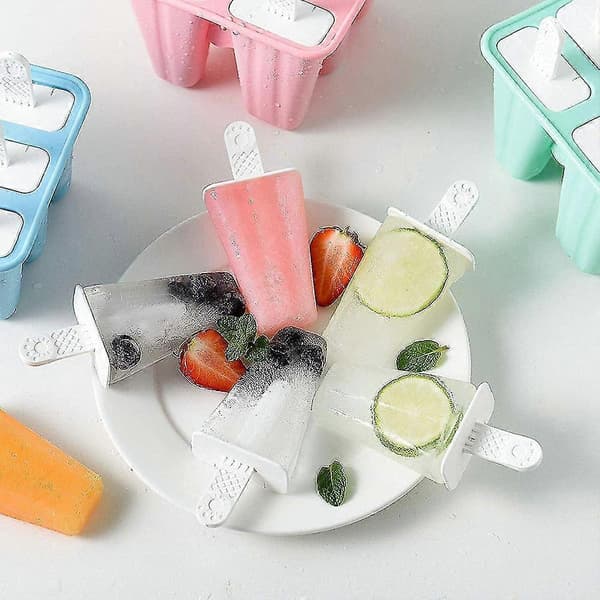Ispinneforme 6 isbakker Silikone Ispinneforme Genanvendelige Nem Frigivelse