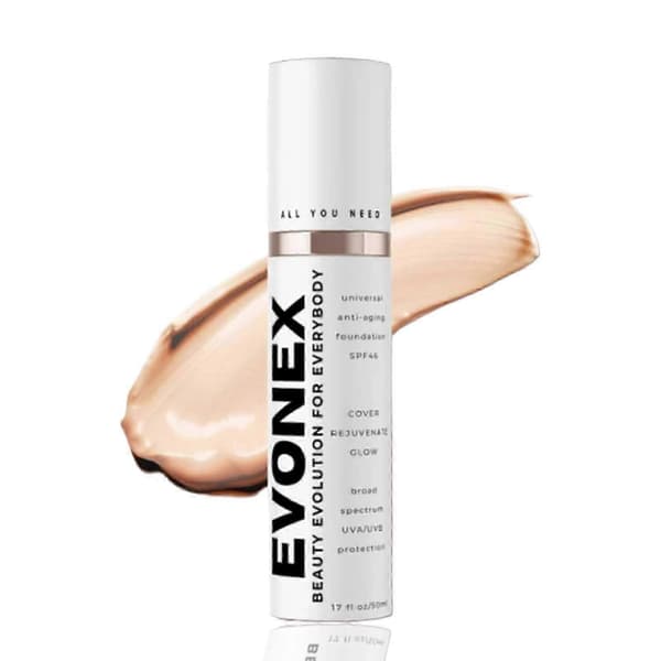 Anti-aging Liquid Foundation for Women, Full Coverage Moisturizing 2-in-1 Concealer, SPF