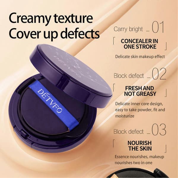Blød Mat Creme Concealer Langvarig Luftpude Creme