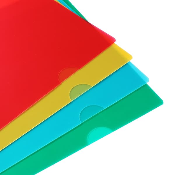 A4 Folder - Various Colors 12/24-pack