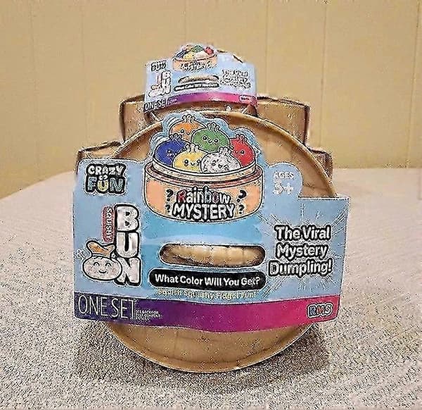 20 Crazy Fun Rainbow Mystery Squishy Bun Mystery Dumpling Toy