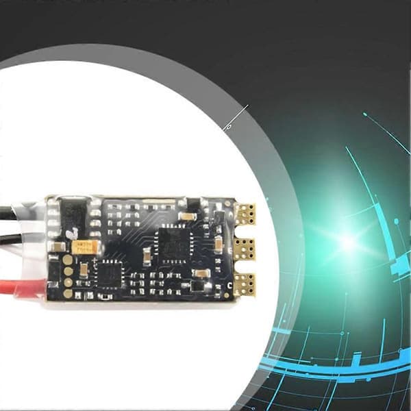 ES25 Blheli-S 25A børsteløs ESC 2-4S FPV Racing elektronisk hastighetskontroller for RC FPV Drone Black