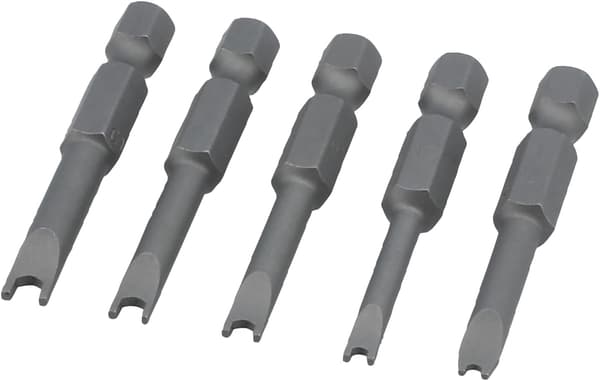 8734 U-type sikkerhetsskrutrekkerbitssett (5 deler)