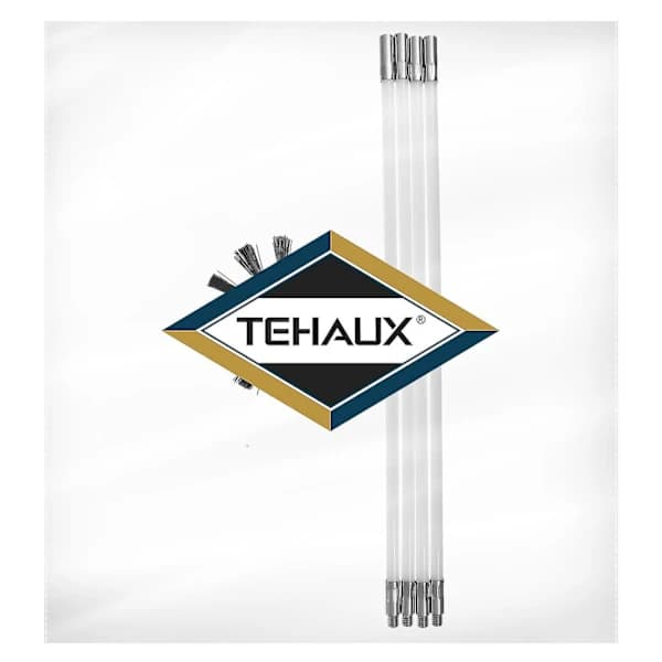 Ventilation Cleaning Kit, Chimney Brush, Ventilation Brush with Connection Pipe, Cleaning Tool Accessories - Perfet