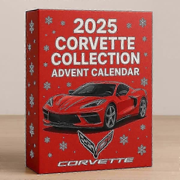 2026 Corvette Julekalender Bil Samlerstil til Nedtælling til Ferie