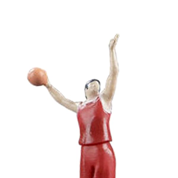 Basketballspillerdukke Simulationsminiaturelegetøj til rollespil_Kvalitetsgaver