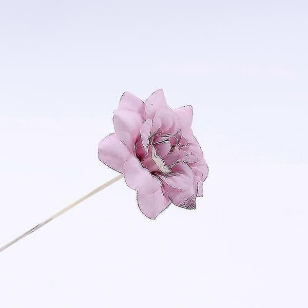 10 stk kunstig blomst 4,19 cm silkerose lys rosa