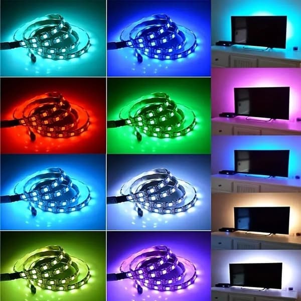 10M Bluetooth RGB LED Strip Lights with Remote Control for Home Christmas Decoration