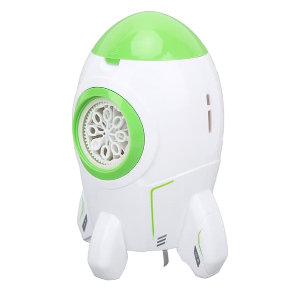 V18 Electric Bubble Machine Toy Automatic Bubble Blower Rechargeable Bubble Maker with Light for Toddlers Kids_Super Gift