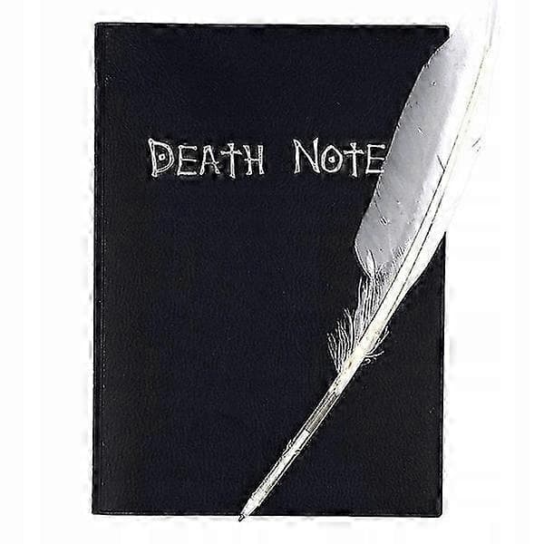 Sæt med Anime Death Note Notesbog Fjerpenu_Specialtilbud
