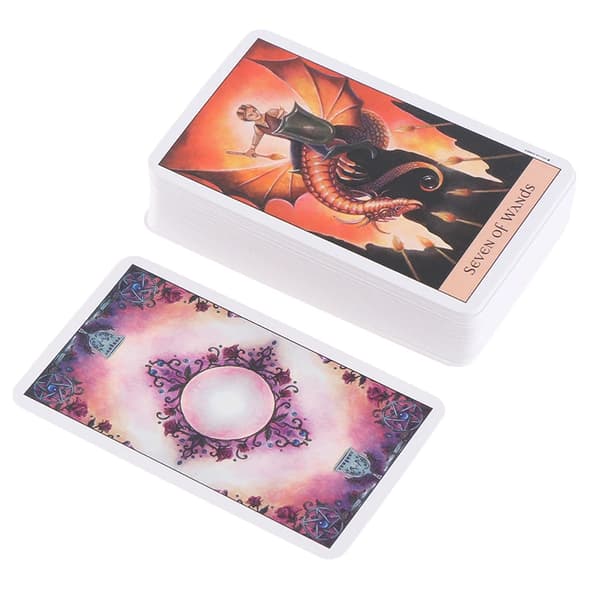 Crystal Vision Tarotkort Och PDF Vägledning Spådomslek Underhållningsfester Brädspel Stöder Grossist 78 ST/Box