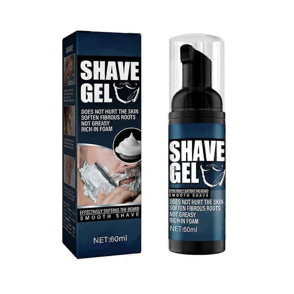 Shaving Foam for Men, Gentle Refreshing Cleansing A