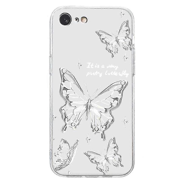 2025 Case for iPhone 7/8/SE (2020)/SE (2022) Printed Pattern TPU Phone Back Cover (Butterfly)