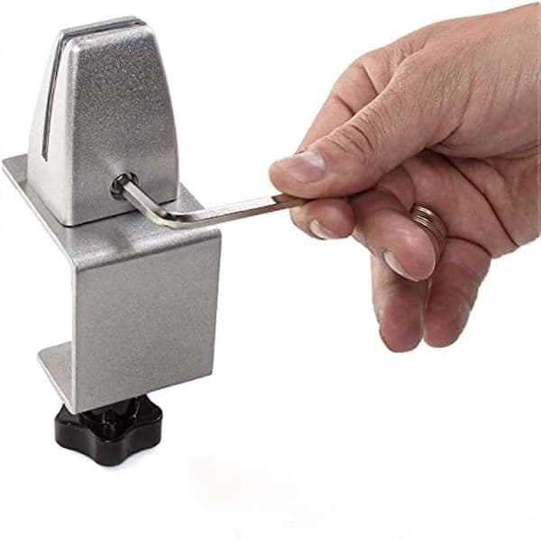 2 stk. skrivebordsdelerklemme i legering