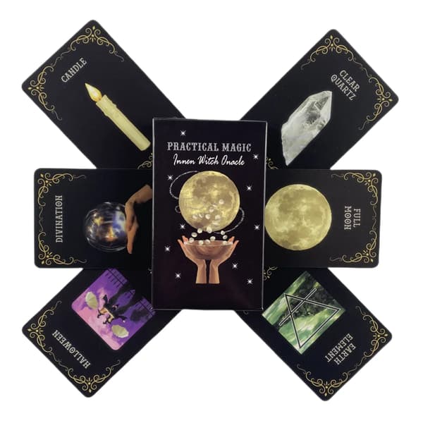 Practical Magic Inner Witch Oracle Cards En 46 Tarot Engelsk Visions Divination Edition Kortlek Brädspel TS198