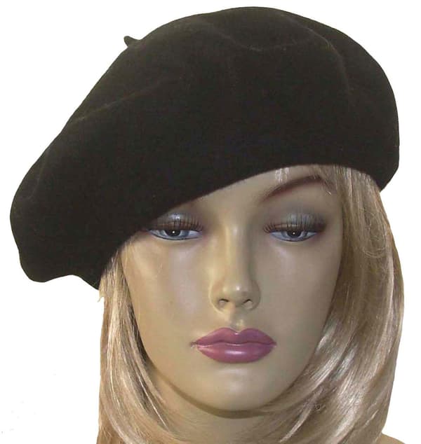 Sort baret til mænd og kvinder sort_Special gave