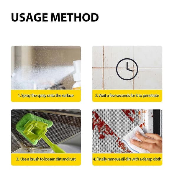 Universal Plet- og Rustfjerner - Effektiv til Køkkenredskaber, Gryder og Overflader - 100 ml
