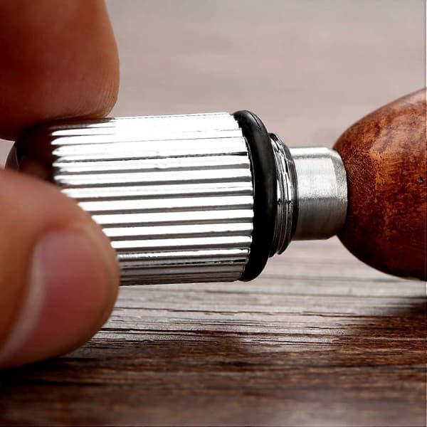Cigar Diamond Sølvpose Nøglering i Rustfrit Stål