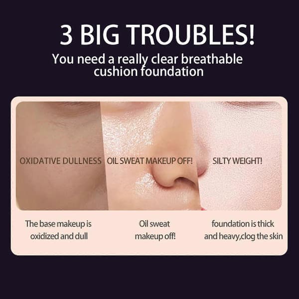 Blød Mat Creme Concealer Langvarig Luftpude Creme