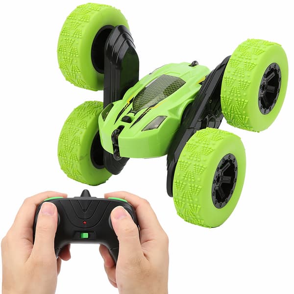 2.4G Double-Sided Remote Control Stunt Car 360 Roll RC Toy Model_Super Gift