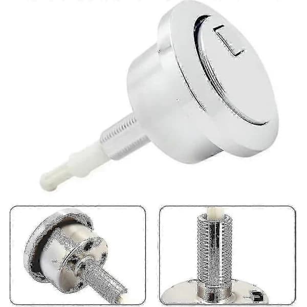 Geberit 280 Dobbelspyleknapp - ABS Forkrommet (274.006) - 1 kg (DPD)