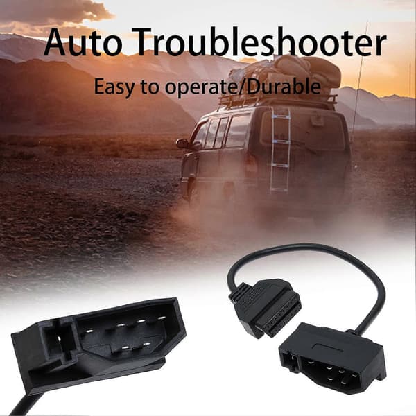 7-bens stikadapter OBD1 til OBD2 diagnostisk scannerkabeladapter til Ford mengxi_Särskilda gåvor